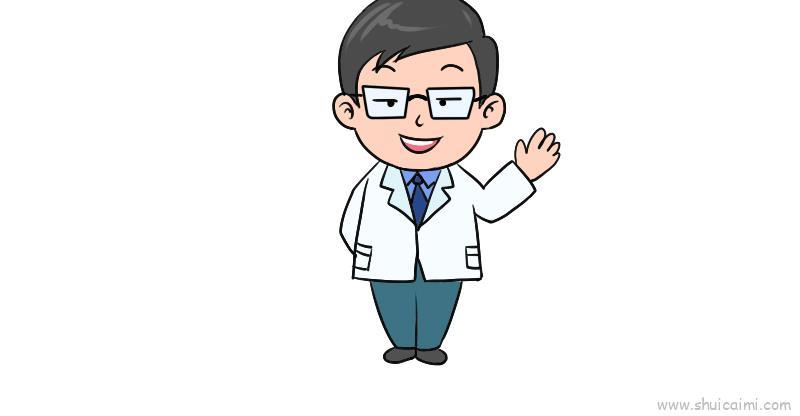 医生儿童画怎么画 医生简笔画画法