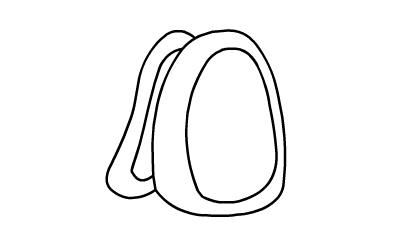 简笔画书包的画法 简单-怎样画书包的简笔画