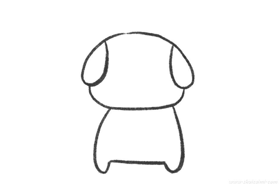 小狗怎么画 小狗简笔画简单又漂亮彩色