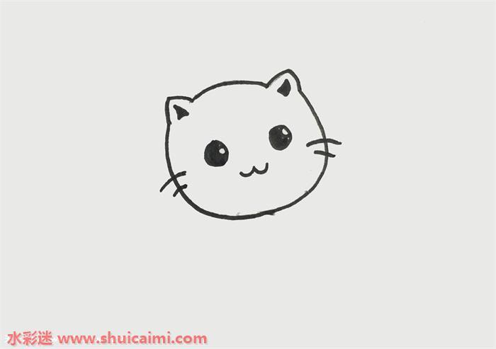 可爱小猫咪怎么画 可爱小猫咪简笔画漂亮彩色