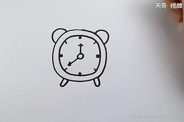 钟表简笔画怎么画 钟表简笔画好看