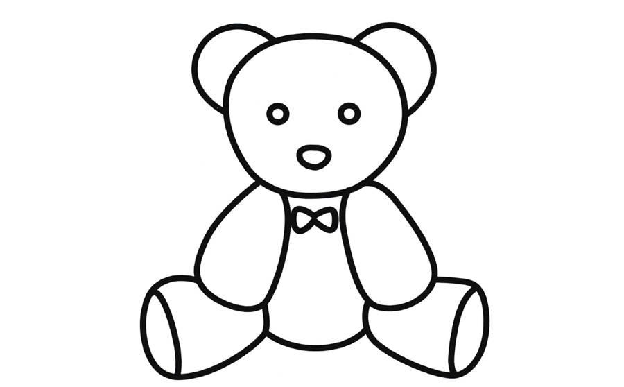 熊的简笔画 熊的简笔画怎么画