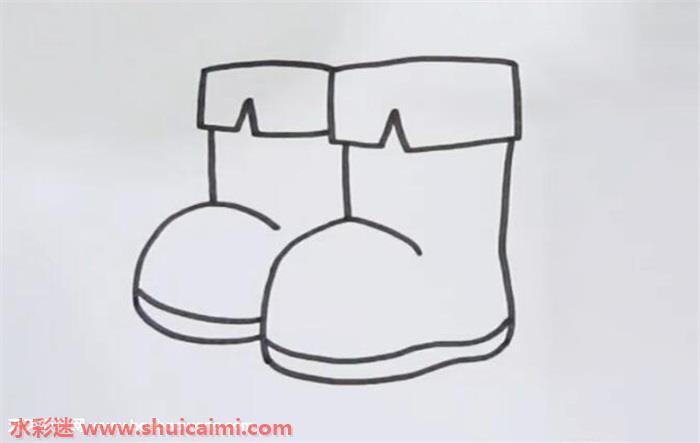 雨鞋怎么画 雨鞋简笔画画法