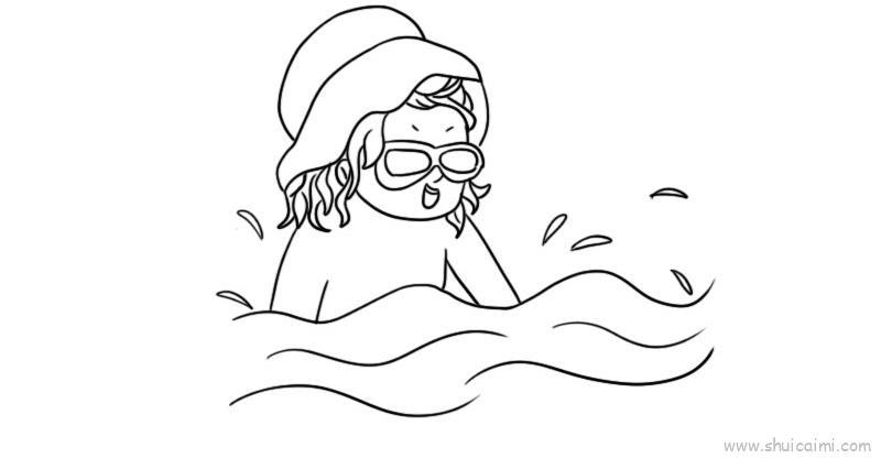 防溺水儿童画怎么画 防溺水简笔画简单又好看