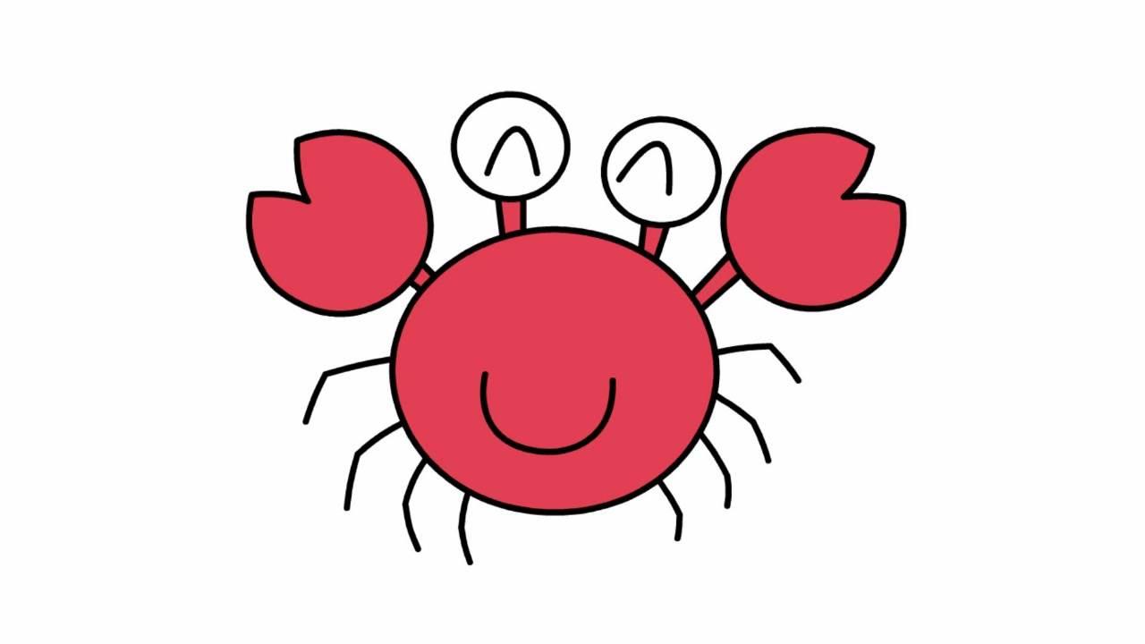 简笔画螃蟹 简笔画螃蟹图片