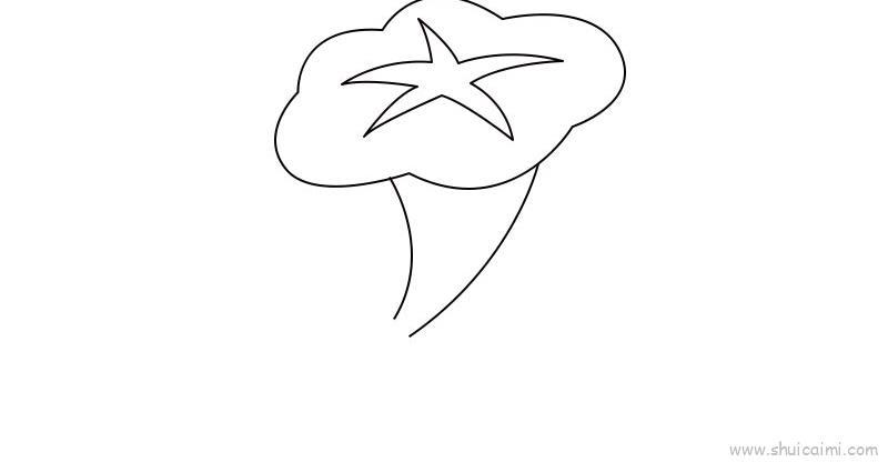 牵牛花儿童画怎么画 牵牛花简笔画简单