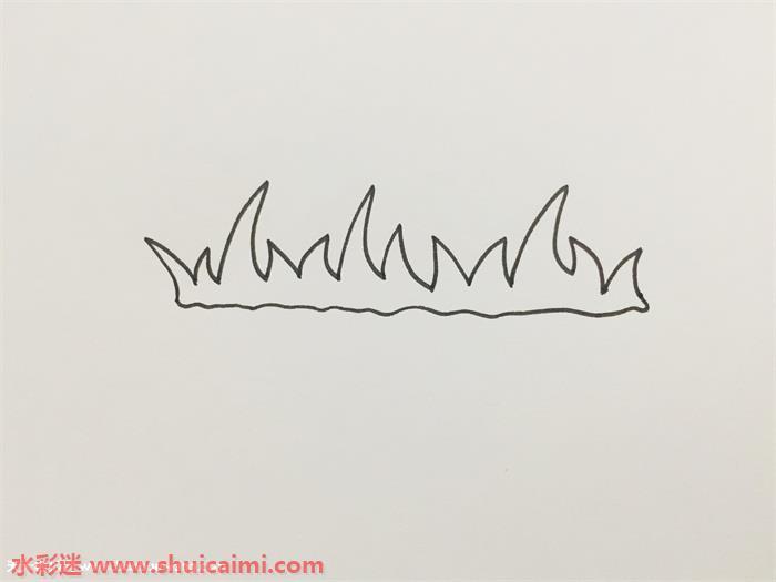 小花小草怎么画 简笔画小花小草绘画步骤