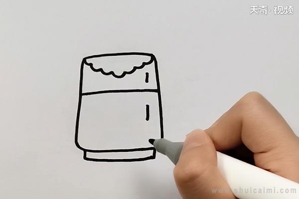 冰箱简笔画怎么画 冰箱简笔画步骤