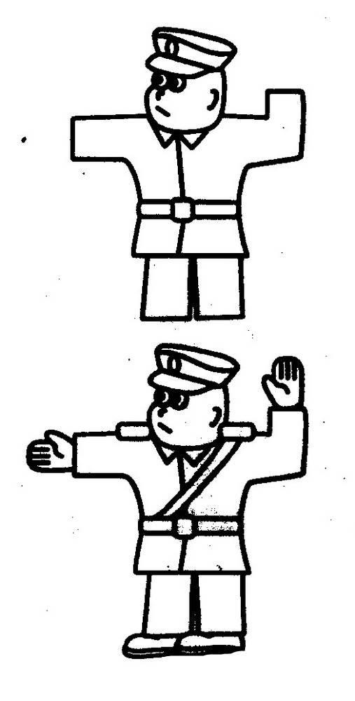 警察简笔画 警察简笔画图片大全