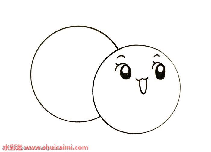 可爱汤圆怎么画 超萌汤圆简笔画图片大全带颜色