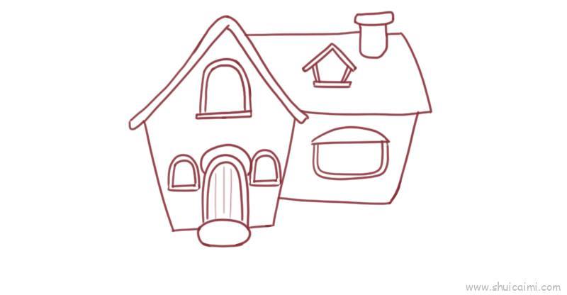 房屋儿童画怎么画 房屋简笔画好看