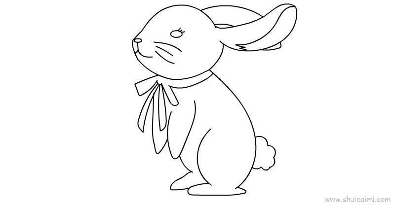 兔子彩色儿童画怎么画 兔子简笔画图片大全