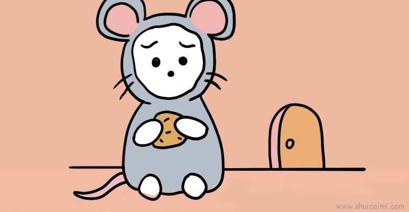 扮演老鼠儿童画怎么画 扮演老鼠简笔画画法