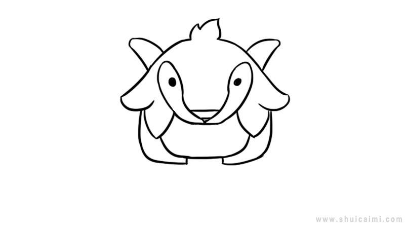 十二星座q版萌图摩羯座简笔画怎么画 十二星座q版萌图摩羯座简笔画简单