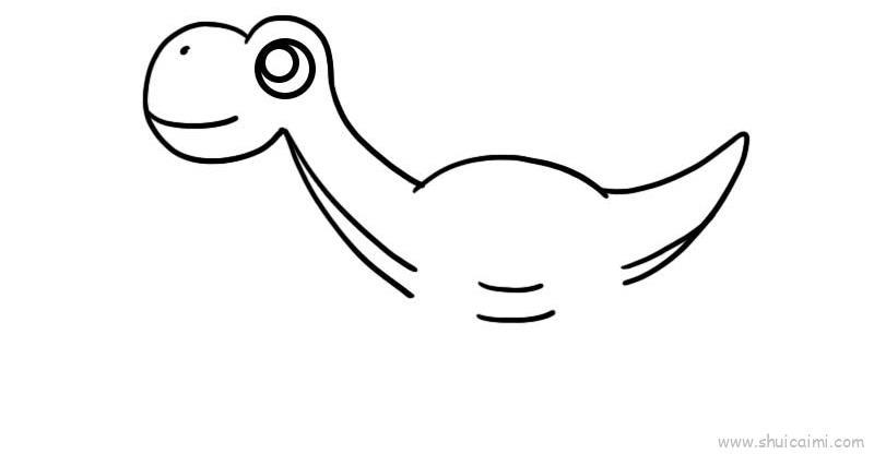 恐龙儿童画怎么画 恐龙简笔画顺序