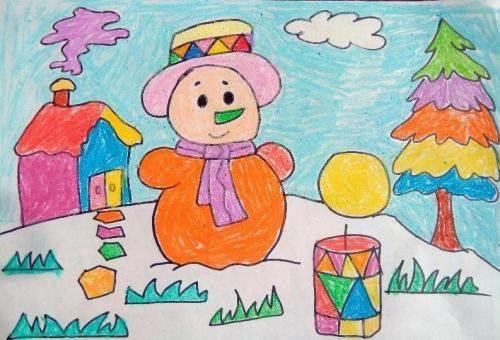 冬天简笔画 冬天简笔画简单儿童画