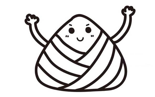 粽子简笔画图片大全 粽子简笔画图片