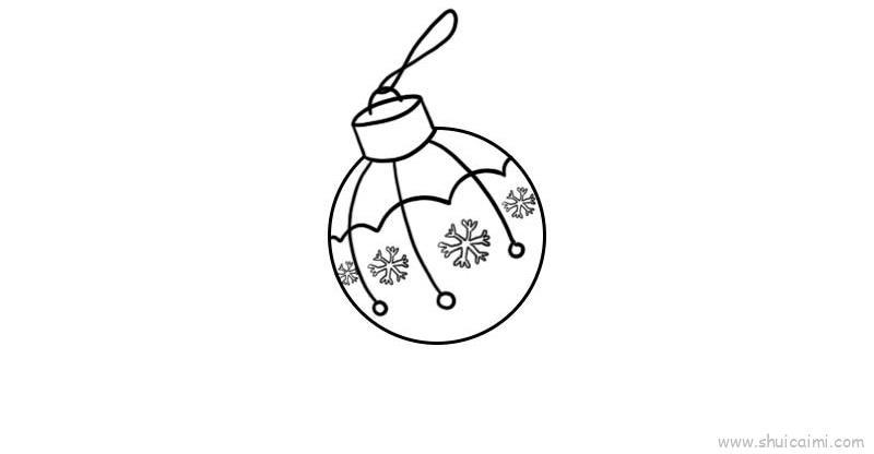 圣诞节彩球儿童画怎么画 圣诞节彩球简笔画简单又好看