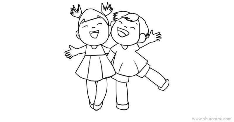 小朋友儿童画怎么画 小朋友简笔画顺序