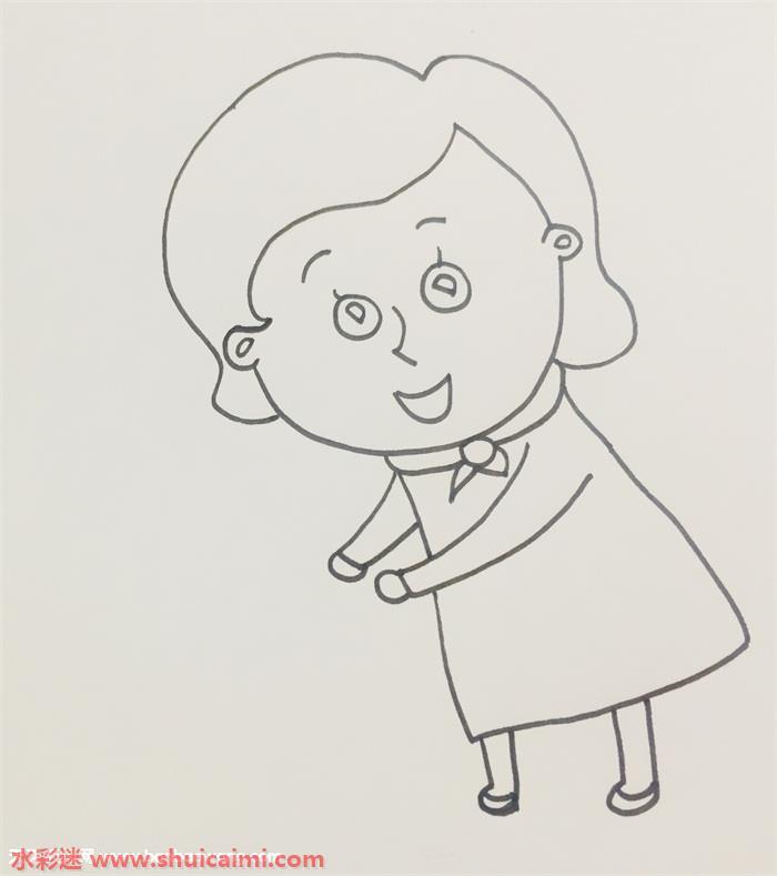 我的妈妈怎么画 我的妈妈简笔画漂亮彩色