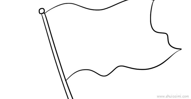 五星红旗儿童画怎么画 五星红旗简笔画简单