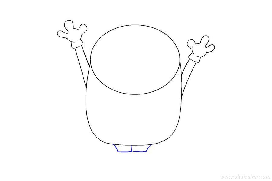 小黄人鲍勃怎么画 小黄人鲍勃简笔画步骤