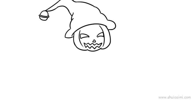 万圣节可爱人物儿童画怎么画 万圣节可爱人物简笔画图片大全