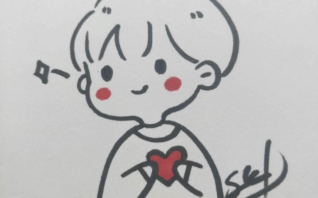 人物简笔画男孩 人物简笔画男孩头像