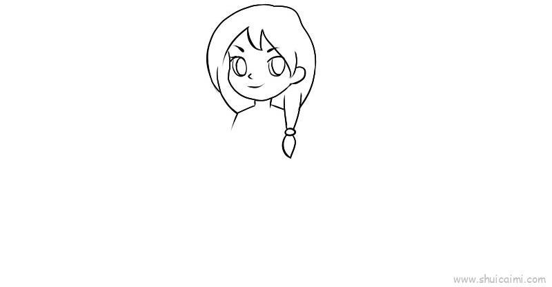 古代美女儿童画怎么画 古代美女简笔画好看