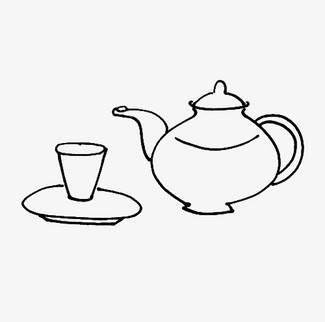 茶杯简笔画 中式茶杯简笔画