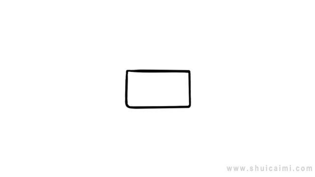 信封简笔画怎么画 信封简笔画顺序