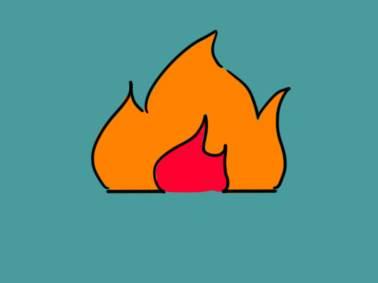 火简笔画图片大全 火简笔画图片大全可爱