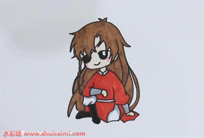 花城q版怎么画 花城q版简笔画彩色