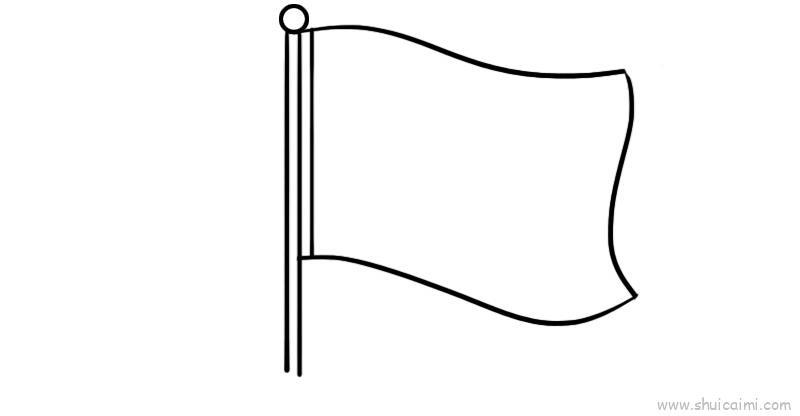 五星红旗儿童画怎么画 五星红旗简笔画画法