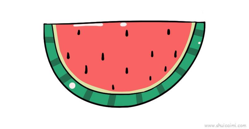 夏天水果儿童画怎么画 夏天水果简笔画画法