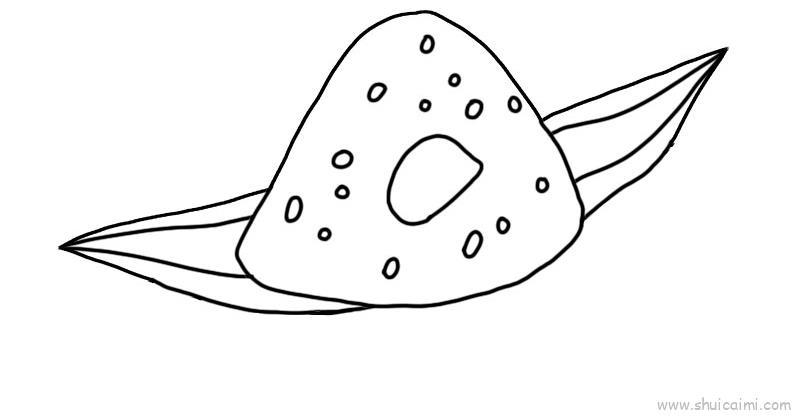 粽子儿童画怎么画 粽子简笔画好看