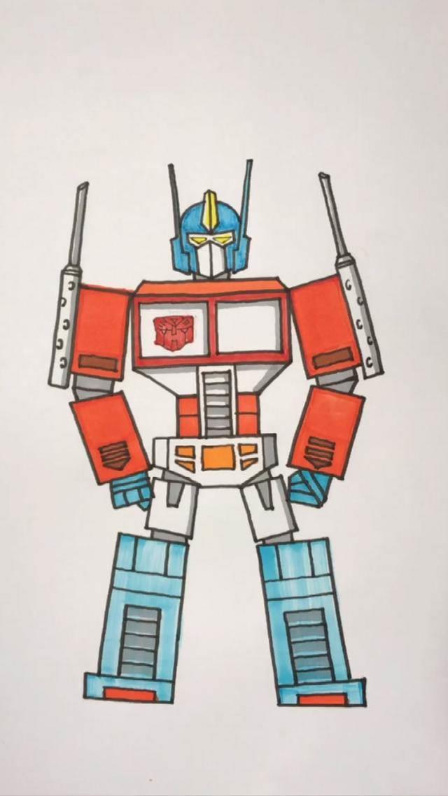 机器人简笔画图片大全 机器人简笔画图片大全儿童简单