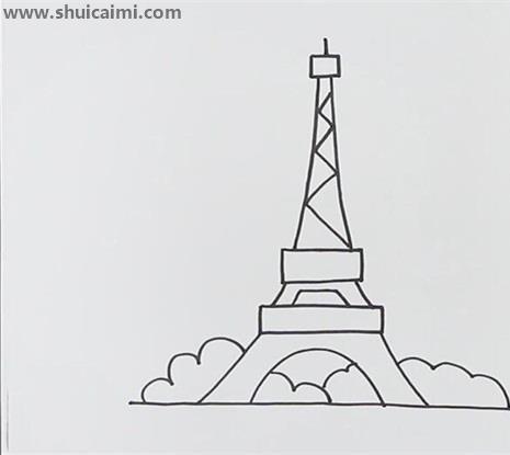 埃菲尔铁塔简笔画怎么画 埃菲尔铁塔简笔画简单