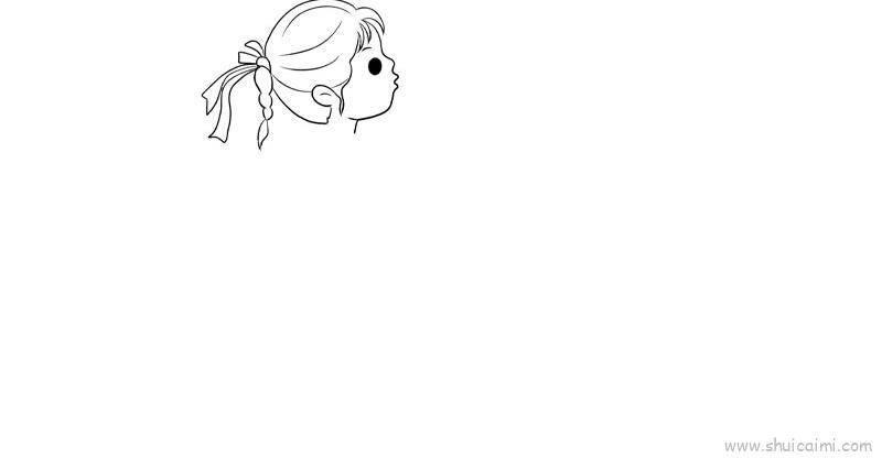 吹泡泡儿童画怎么画 吹泡泡简笔画顺序