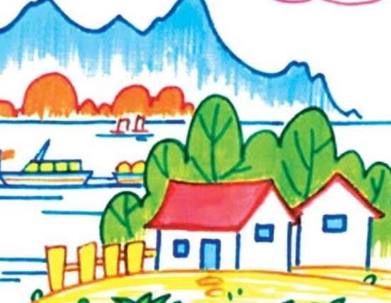 风景简笔画 风景简笔画简单又漂亮