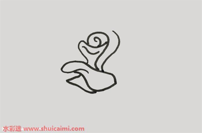 蔷薇花怎么画 蔷薇花简笔画画法