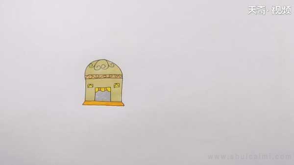 蒙古包简笔画怎么画 蒙古包简笔画简单又好看