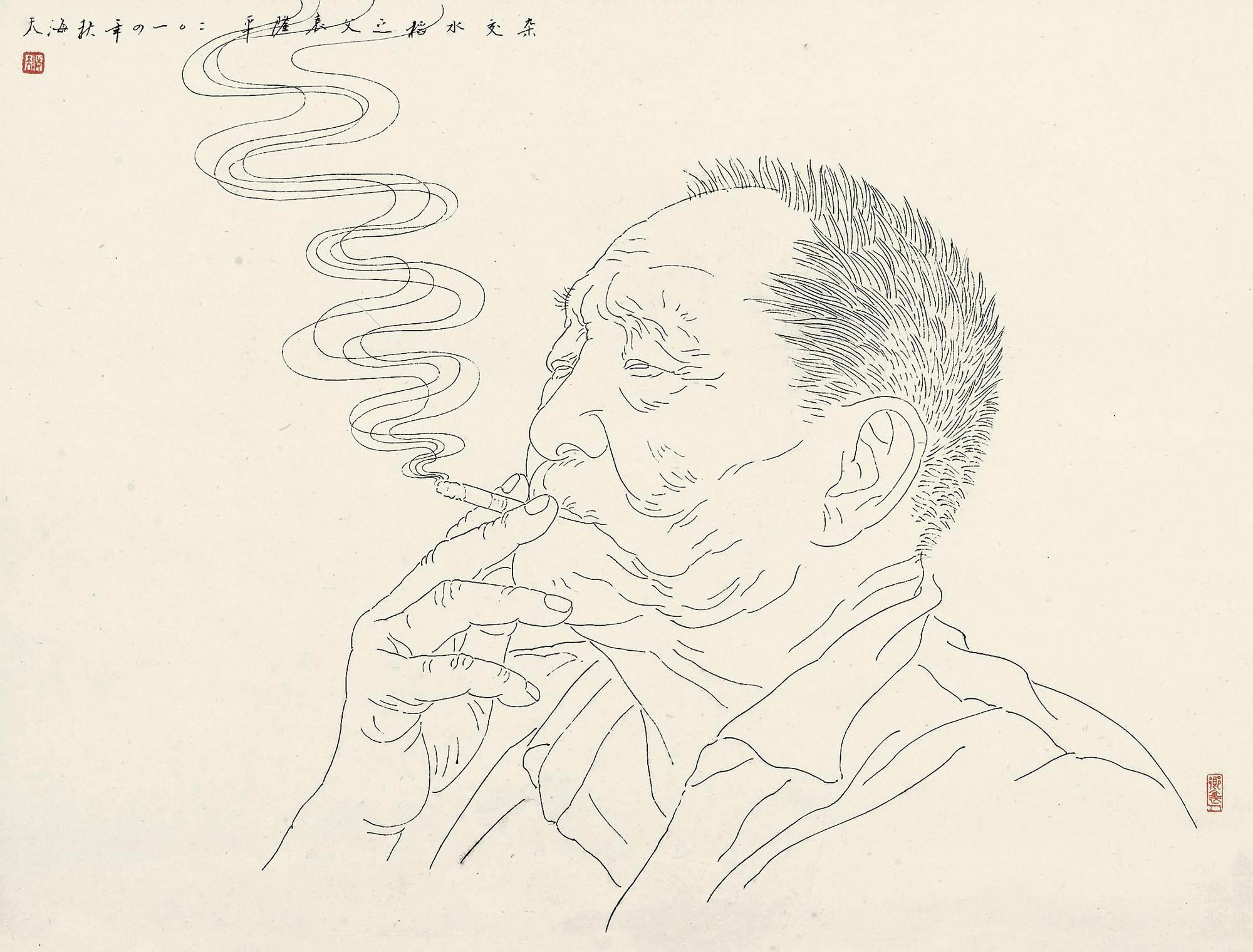 袁隆平的简笔画 袁隆平的简笔画可爱