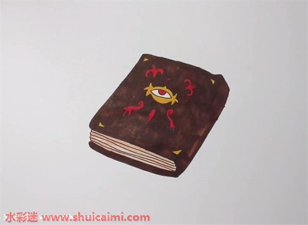 魔法书怎么画 魔法书简笔画简单易画彩色