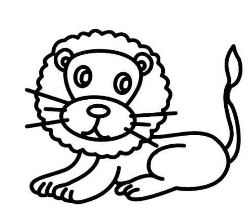 狮子的简笔画 狮子的简笔画简单霸气