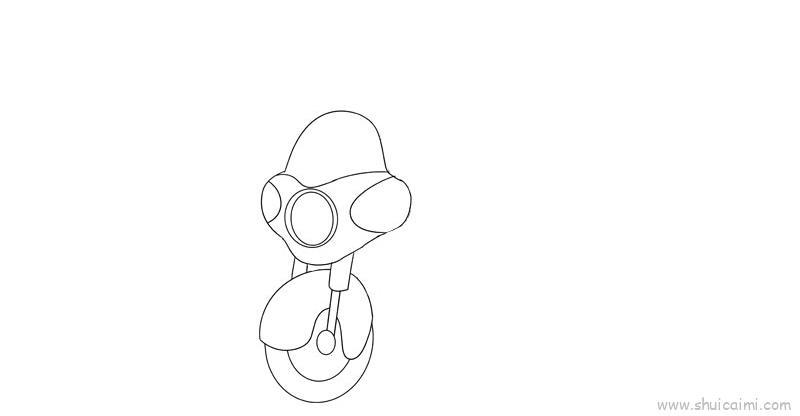 警察摩托车儿童画怎么画 警察摩托车简笔画简单