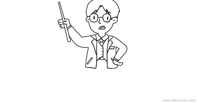 老师儿童画怎么画 老师简笔画画法