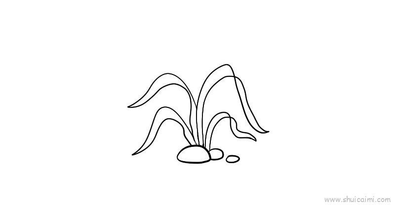 枯草儿童画怎么画 枯草简笔画图片