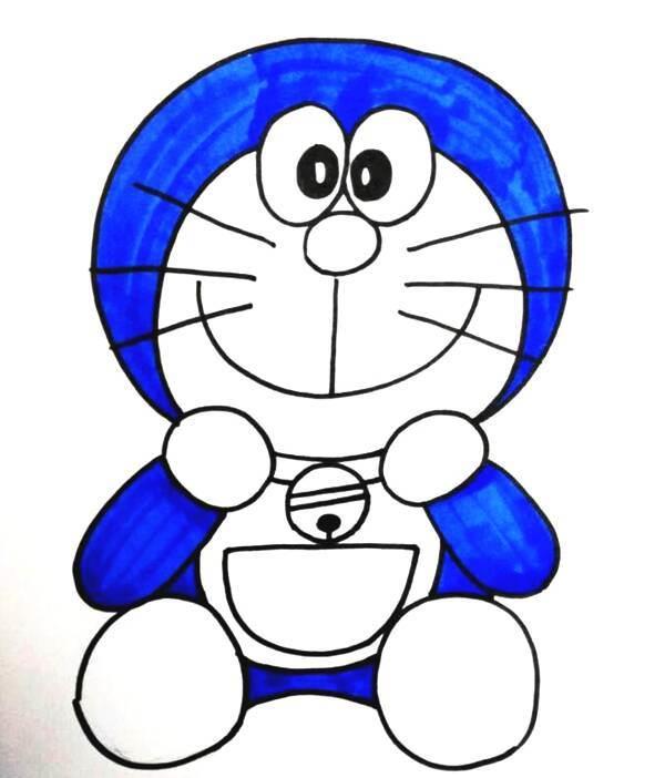 叮当猫简笔画 叮当猫简笔画图片