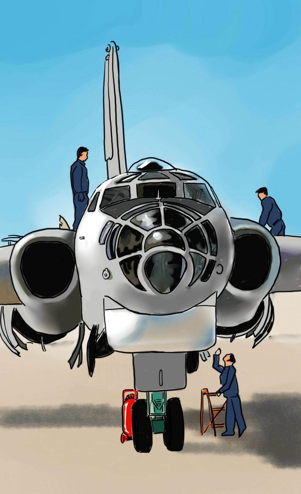 轰炸机简笔画 轰炸机简笔画图片